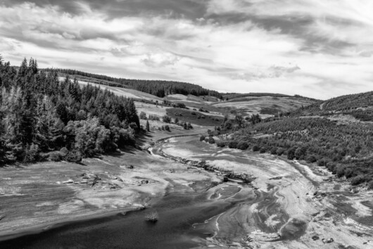 The Feeder River River feeding Llyn Brianne Reservoir